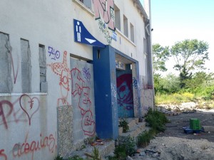 Camping d'Aytré-plage abandonné après la tempête Xynthia