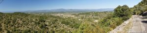 Un paysage du plateau Sud-Ardéchois à l'occasion d'une rando vélo en 2013.